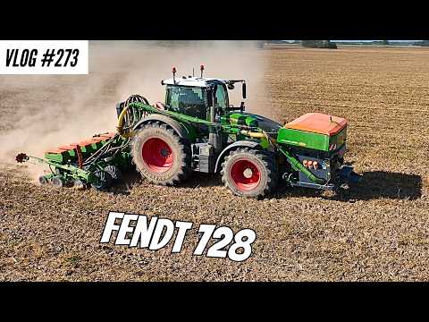 Vlog #273 Fendt 728 + Amazone Precea. Mein Raps kommt in die Erde