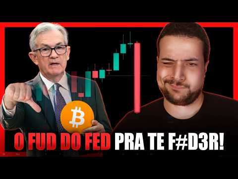 BITCOIN EM QUEDA APÓS FED AFIRMAR QUE "NÃO PODE TER BTC"