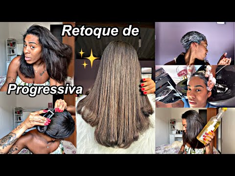 Retoque da minha progressiva ~ Alisando o cabelo novamente