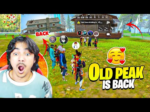 Old Peak is Back😱 V Badge Youtubers Exploring Peak😬1 vs 1 - Laka Gamer