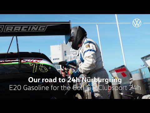 Our road to 24h Nürburgring – Episode 4: ‍E20 Gasoline for the Volkswagen Golf GTI Clubsport 24h 🌱🏁