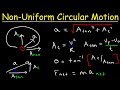Non-Uniform Circular Motion Concepts