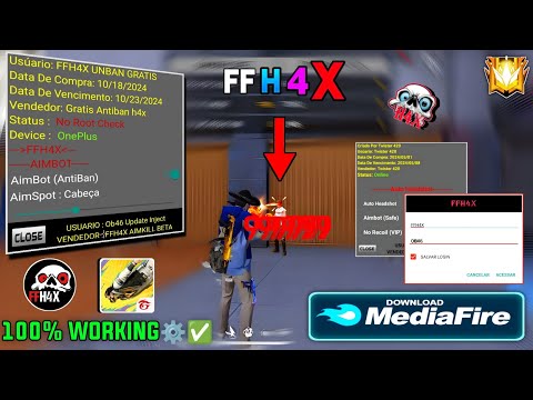 Free Fire Headshot Hack🔥FF Mobile Panel🔥PS Team Panel😈100%Antiban Panel For Mobile | Injector Hack