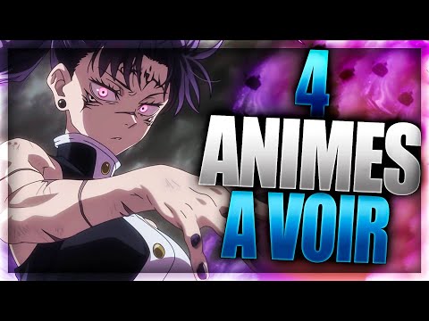 4 ANIMES PEU CONNUS A VOIR DÈS MAINTENANT !! (ils sont incroyables)