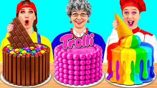 Reto De Cocina Yo vs Abuela | Cocina Sabrosa Hacks de TeenTeam Challenge