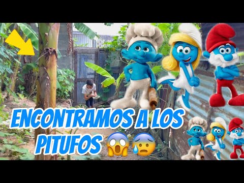 Encontramos a los Pitufos 😱😰Esto es increíble 😱😰