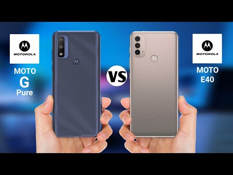 (ENGLISH) Motorola Moto G Pure vs Motorola Moto E40
