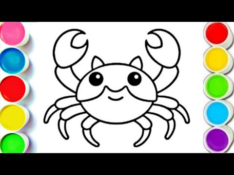 🦀 How to Draw a Cute Crab | Step-by-Step & Easy for Beginners