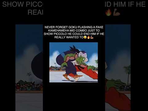Flex for no reason ๐๐ฅ #dragonballz#dbz#dbzshorts#goku#gokuedit #piccolo#dragonball#animememes#dbs