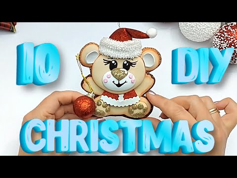 DIY Christmas Tree Ornaments🎅10 Creative Christmas Decoration Ideas🎄Handmade Holiday Crafts