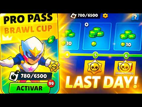 x100 DROPS COMPETITIVOS en el ÚLTIMO DÍA | BRAWL STARS