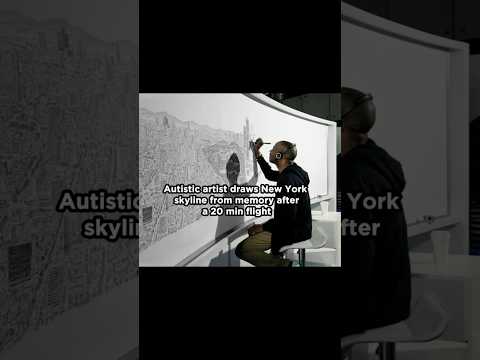 Stephen Wiltshire: The Artistic Genius Who Drew New York Skyline from Memory #art #sketch #autism