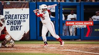 Texas Tech Softball vs. UT: Highlights (WCWS Finals Game 2) | 6.4.26
