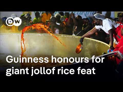 YouTube video thumbnail: Why Hilda Baci Cooked the World's Largest Jollof Rice Dish 