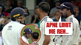 Heated Exchange Between Joe Root KL Rahul and Prasidh Krishna | IND vs ENG 5th Test