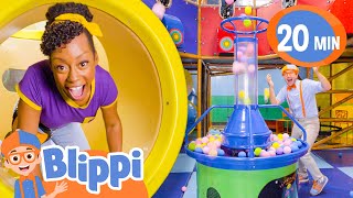 Get The Wiggles Out 🛝 | Blippi Songs 🎶| Educational Songs For Kids