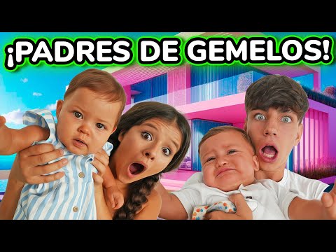 🍼​ ¡¡PADRES de BEBES GEMELOS por 24 HORAS con MI NOVIO!! 👶🏻 *inesperado*