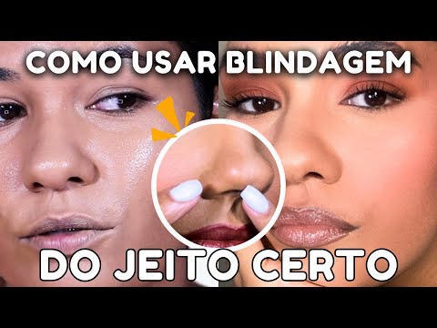 COMO USAR BLINDAGEM DA MANEIRA CERTA E FAZER A MAQUIAGEM DURAR MAIS - MAQUIAGEM PARA INICIANTES💥