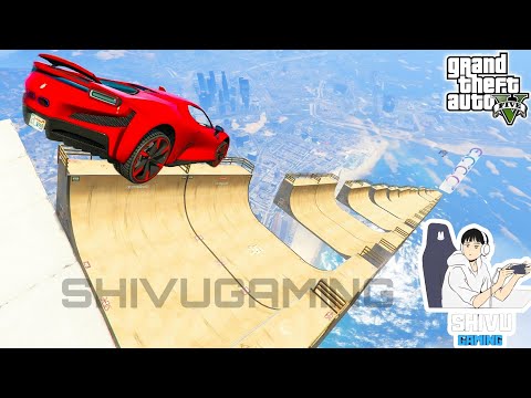 GTA 5: CAR ULTRA RAMP CHALLENG IN SP(SINGLE PLAYER) GTA U