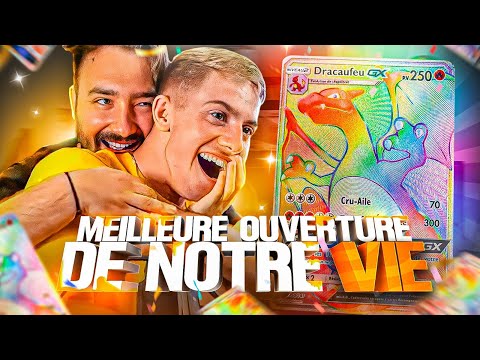 LA MEILLEURE OUVERTURE DE BOOSTER POKEMON AVEC MICHOU (Dracaufeu Ultime)