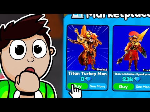 Godly TITAN TURKEY MAN GRATIS en Toilet Tower Defense Roblox