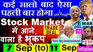 कई सालो बाद ऐसा पहली बार होगा😧🔴 Share Market भयंकर हिलने वाला है😧🔴 Dalal Street Week Ahead, 6/9/26
