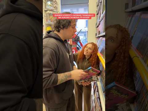 Quando Aurora entra in modalità GOSSIP #starshock #fumetteria #manga #starshoproma #clienti