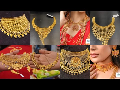 Latest gold necklace designs