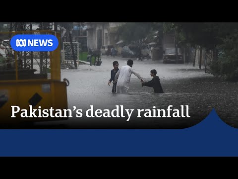 YouTube video thumbnail: At Least 63 Killed in Pakistan Flash Flooding in 24 Hours
