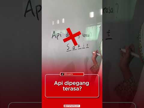 Tebak kata | Api dipegang terasa?