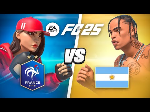 La REVANCHE du FRANCE ARGENTINE sur FC 25 CONTRE WAZZ ! ⚽