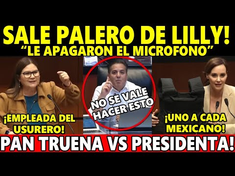 DOÑA 7 HERNIAS LILLY TÉLLEZ: PIERDE EL CONTROL cuando la PRESIDENTA del SENADO le APAGA el MICRÓFONO