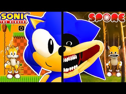 CREE A SONIC EN SPORE PERO ME SALIO UNA PESADILLA