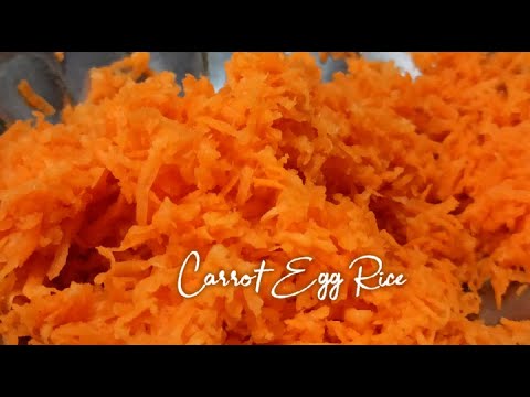 Carrot Egg Rice | MoM’s Cooking Time | Carrot Rice | Fried Rice | VIDEO!