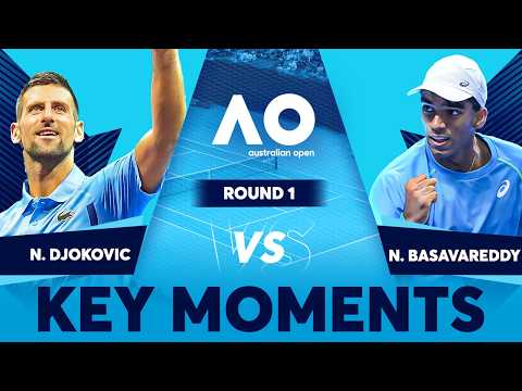 Novak Djokovic vs Nishesh Basavareddy | Key Moments | Australian Open | 13th January 2025