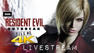 RESIDENT EVIL OUTBREAK FILE 2 Alyssa Ashcroft PS2 Livestream | Walkthrough Gameplay  No Commentary