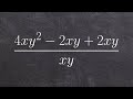 Dividing Trinomials and Fractions