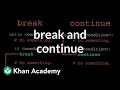 Understanding Break and Continue Statements in Loops
