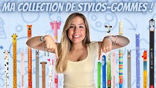 Ma collection de STYLOS GOMMES ! Mes fournitures scolaires 2025 et 2026