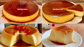 FLANES con CARAMELO FÁCILES Y DELICIOSOS 😋 sobremesas 