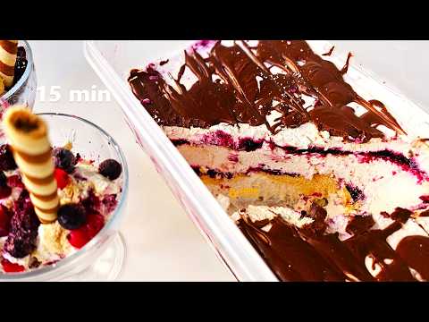 Quick Ice cream cheesecake 15 min