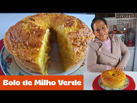 BOLO DE MILHO VERDE. RECEITA DE FESTA JUNINA QUE NÃO PODE FALTAR  NA SUA MESA.
