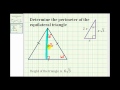 Equilateral Triangle Properties and Ratios