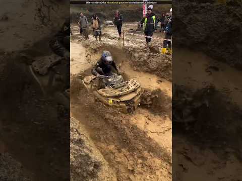 This guy drives his car into the mud #shortvideos