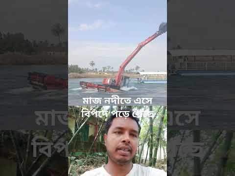মাঝ নদীতে এসে বিপদে পড়ে গেছে। #river #shorts #youtubeshorts