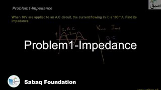 Problem1-Impedance