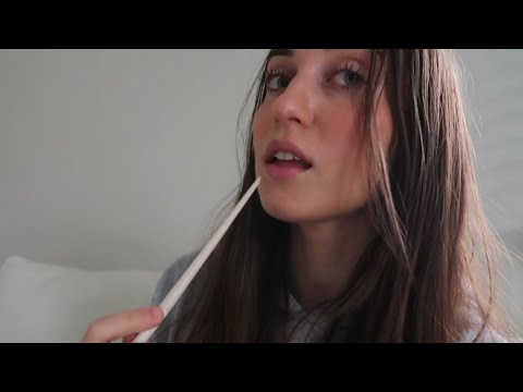 ASMR face tracing and touching