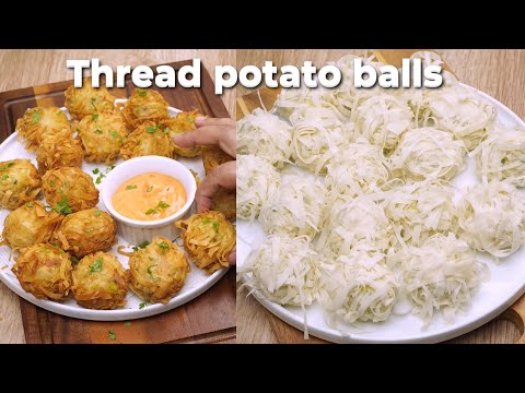 Thread potato cheese balls