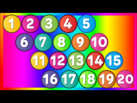 Count Down From 20 to 1 | Counting for Kids | 123 Baby Songs