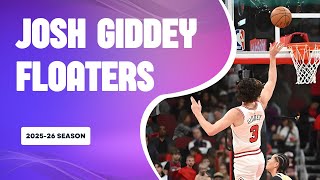Josh Giddey Floaters This Season